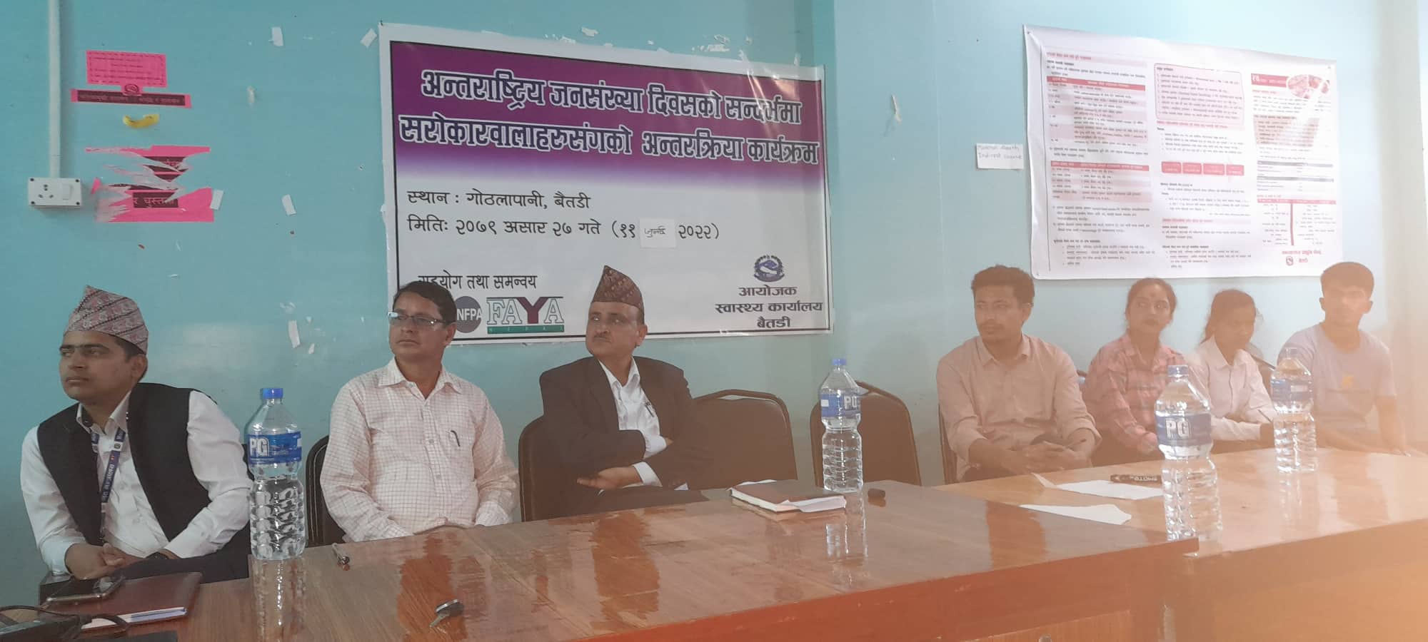 विश्व जनसंख्या दिवसको अवसरमा बैतडीमा अन्तरक्रिया 